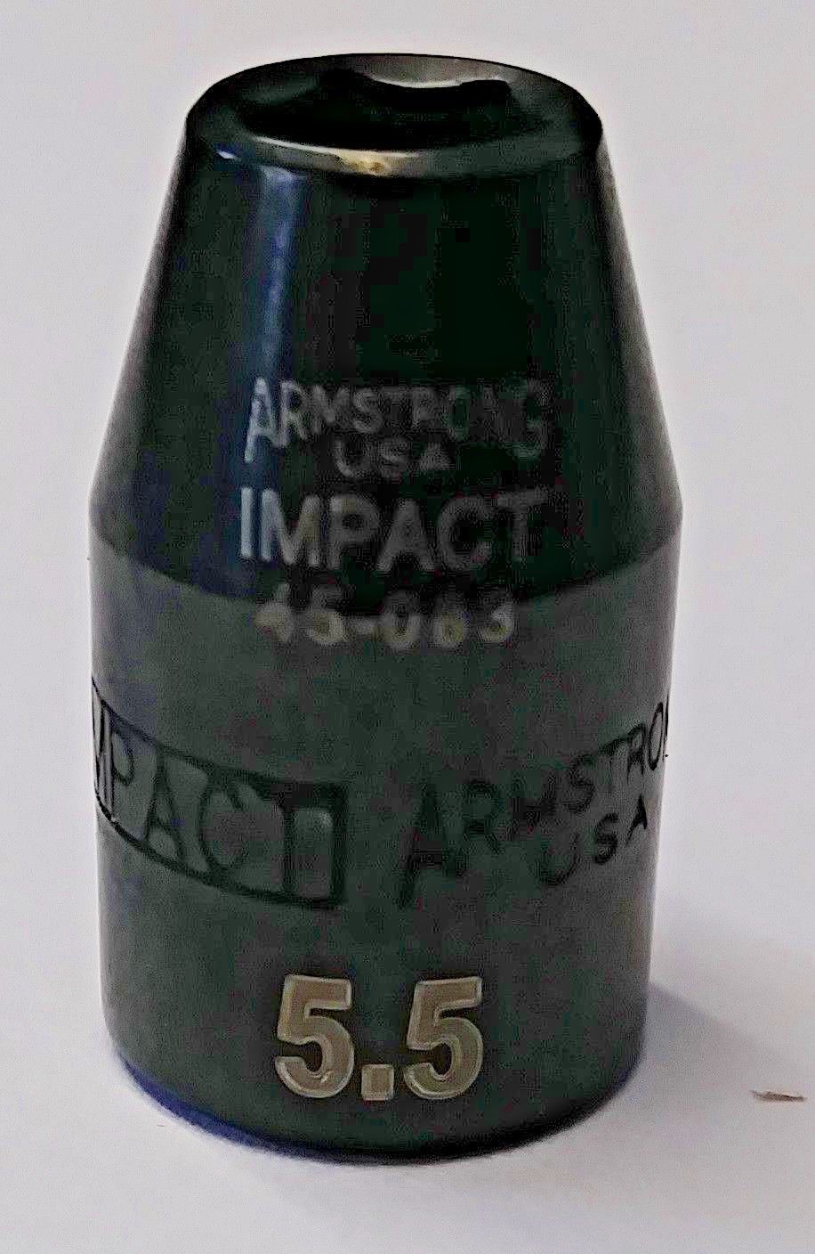 Armstrong 45-083 1/4" Drive 6 Point Impact Socket 5.5mm USA