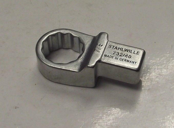 Armstrong 64-340 Box End Torque Wrench Head for 1/2" Drive Tube, 7/8" Germany *K