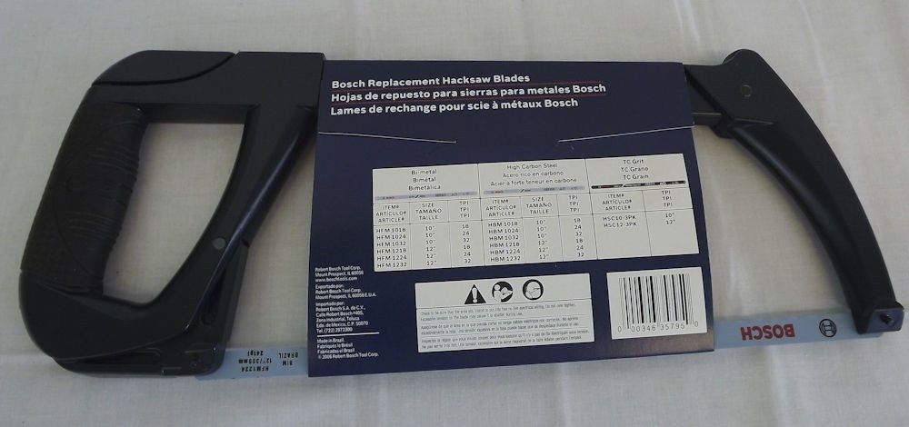 Bosch BHF1202 12" High Tension Hacksaw Frame Brazil