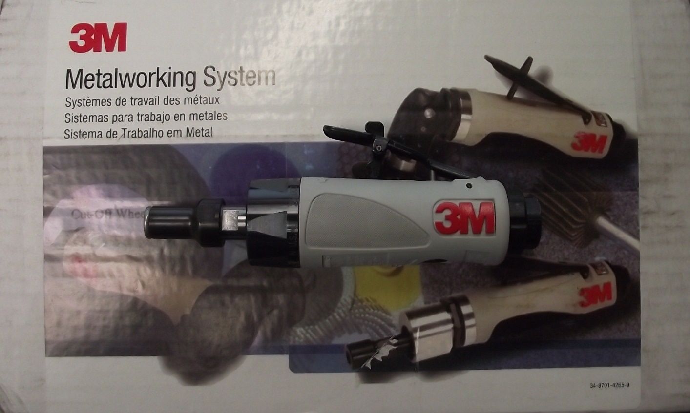 3M Die Grinder 28629 Pneumatic Power 0.3 HP Motor 1/4" Collet 25000 RPM USA