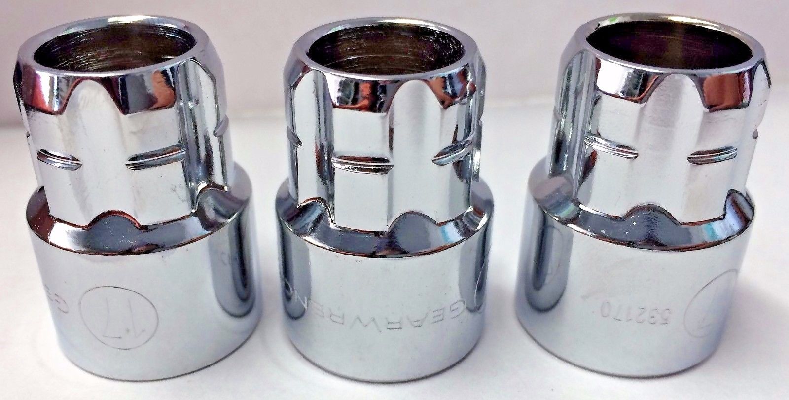 Gearwrench 532170GR 17mm  Vortex 6 Point Socket 3/8" Drive 3PCS