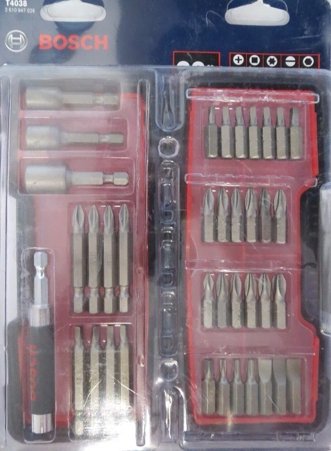 Bosch T4038 38 Piece Magna Screwdriving Bit Set