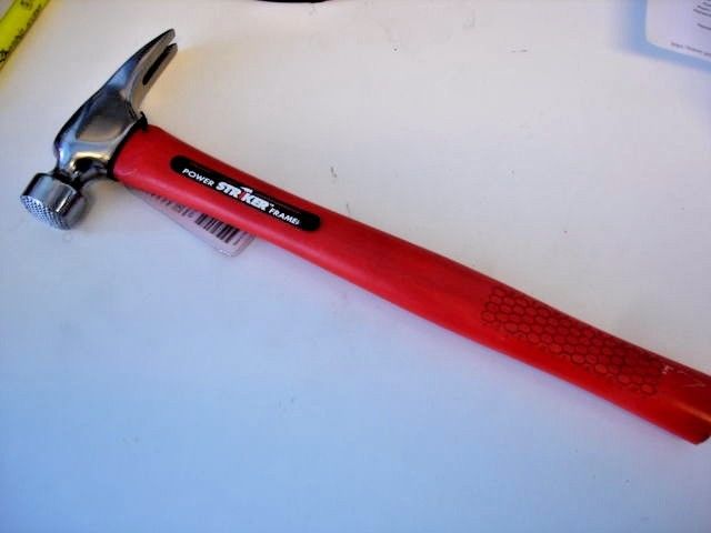 Spencer 21oz Straight / Waffle Striker Wood Hammer 69275