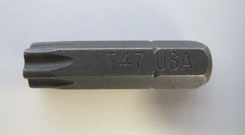 Allen 58193 T47 Torx Insert Bits 5/16" Drive 2 Packs USA