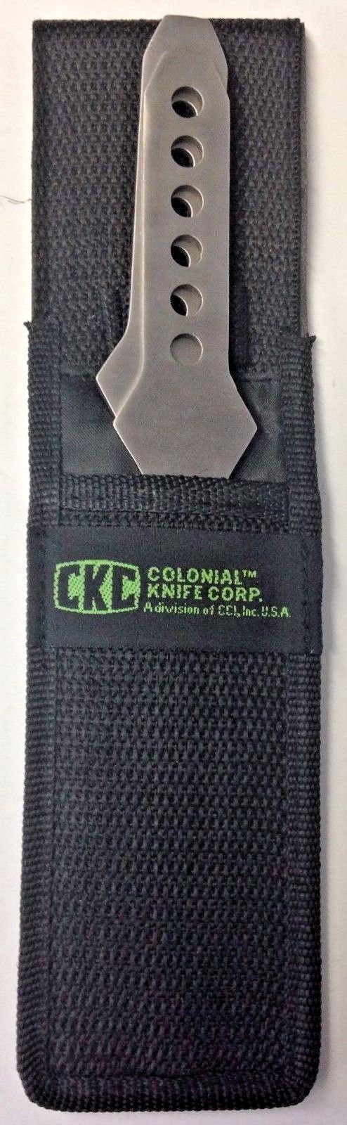 CKC 1081058 Colonial Knife Throwing Knives 1 Pair Silver Packaged