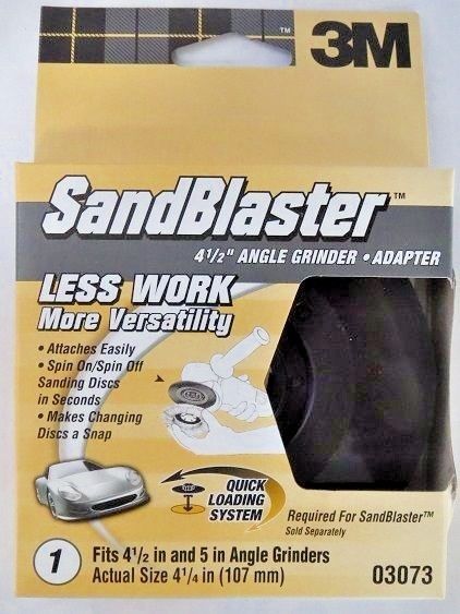 3M 03073 SandBlaster Automotive Angle Grinder Adapter