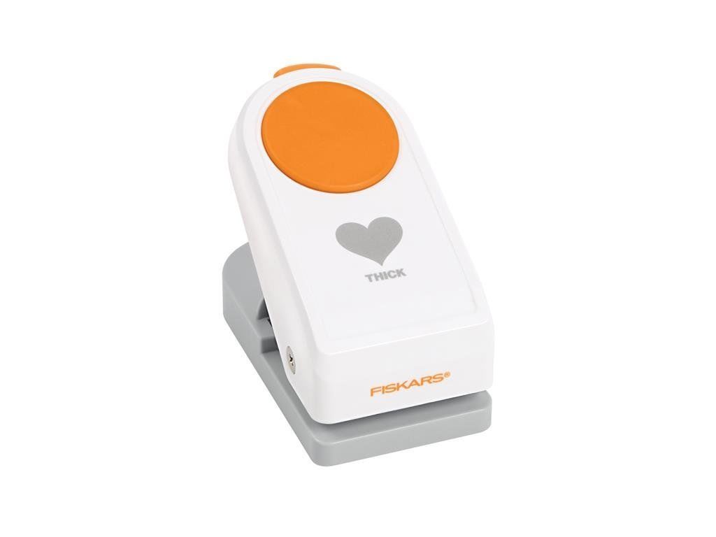 Fiskars 108960-1002 Thick Material Punch 1.5" Heart Shape Punch