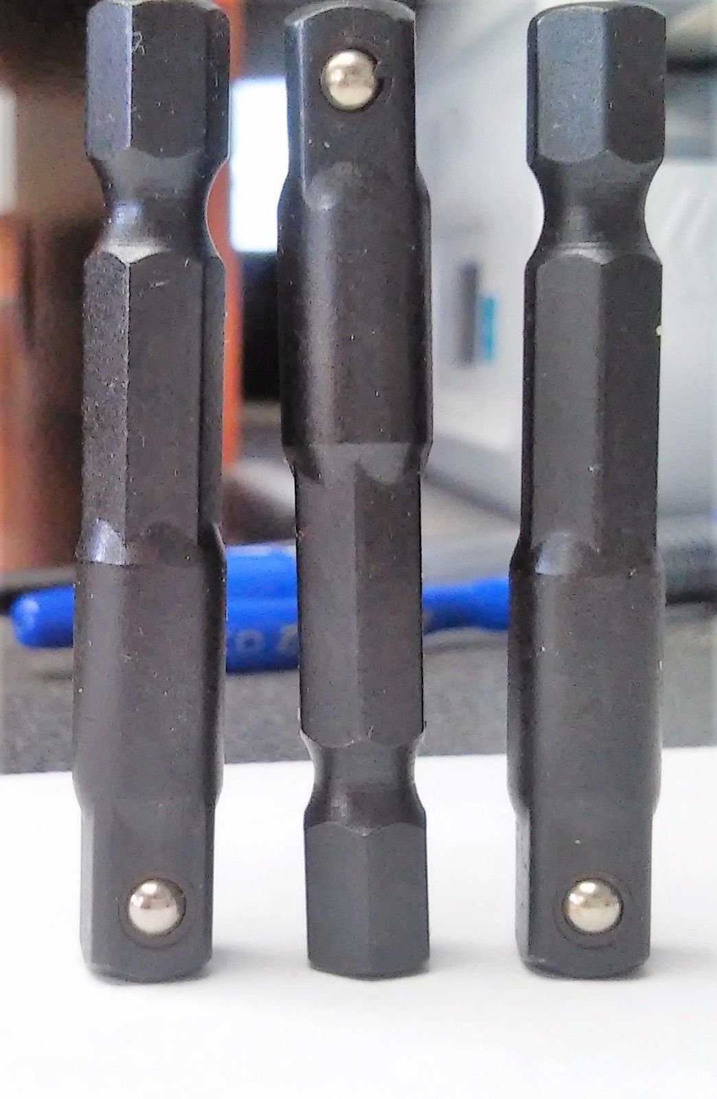 Vermont American 35300 1/4" x 2" Socket Adapter Black Bulk (3pcs)