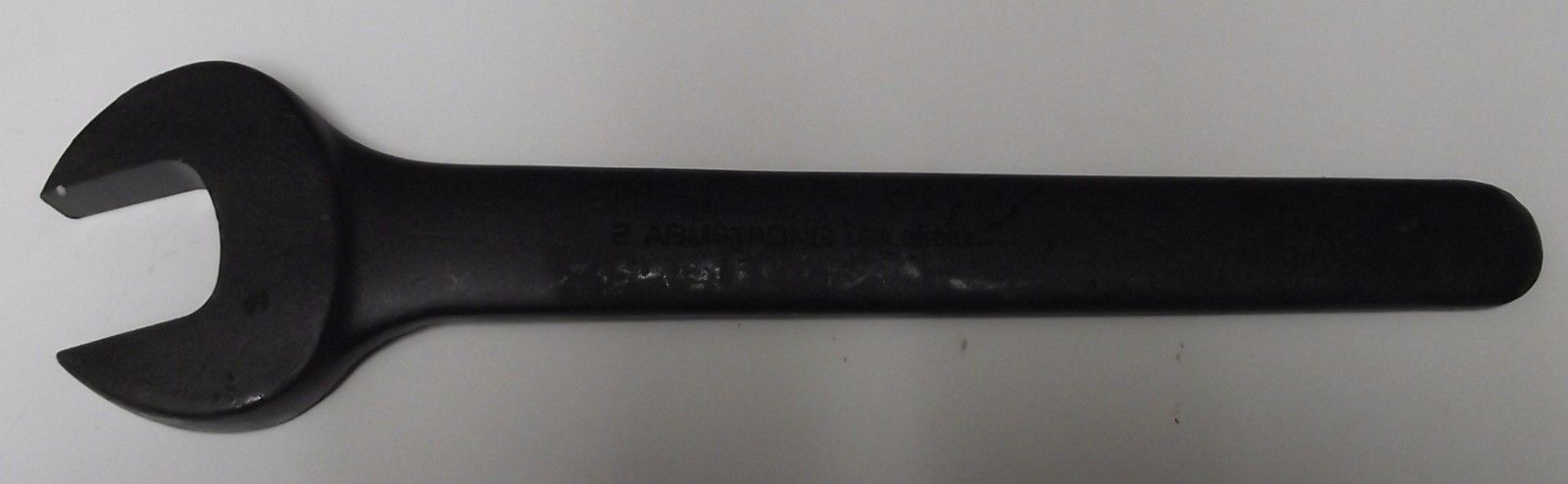 Armstrong 31-064 2" Black Oxide Open End Single Head Black Oxide Wrench USA