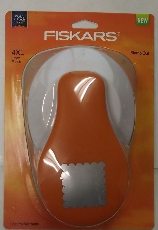 Fiskars 101440-1001 Stamp Out Lever Punch Extra Large