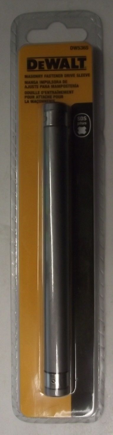DEWALT DW5365 Masonry Fastener Drive Sleeve For SDS+ Hammer Bit