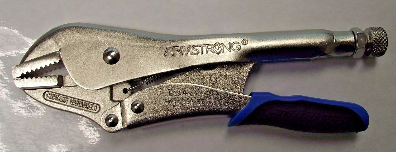 Armstrong 67-460 10" Quick Release Locking Plier With Straight Jaw