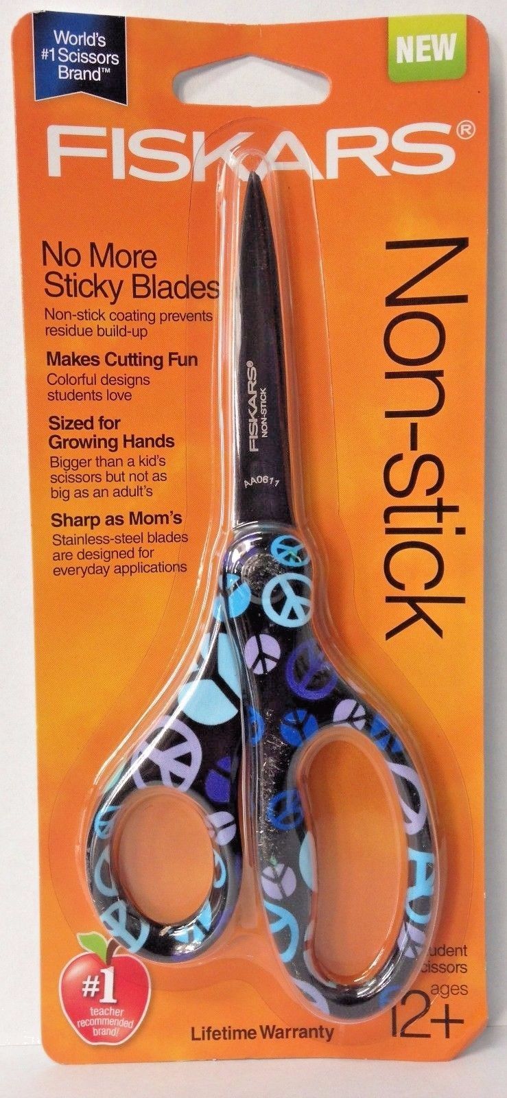 Fiskars 124582-1001 7" Student Precision Scissors Non-Stick Coating (assorted)