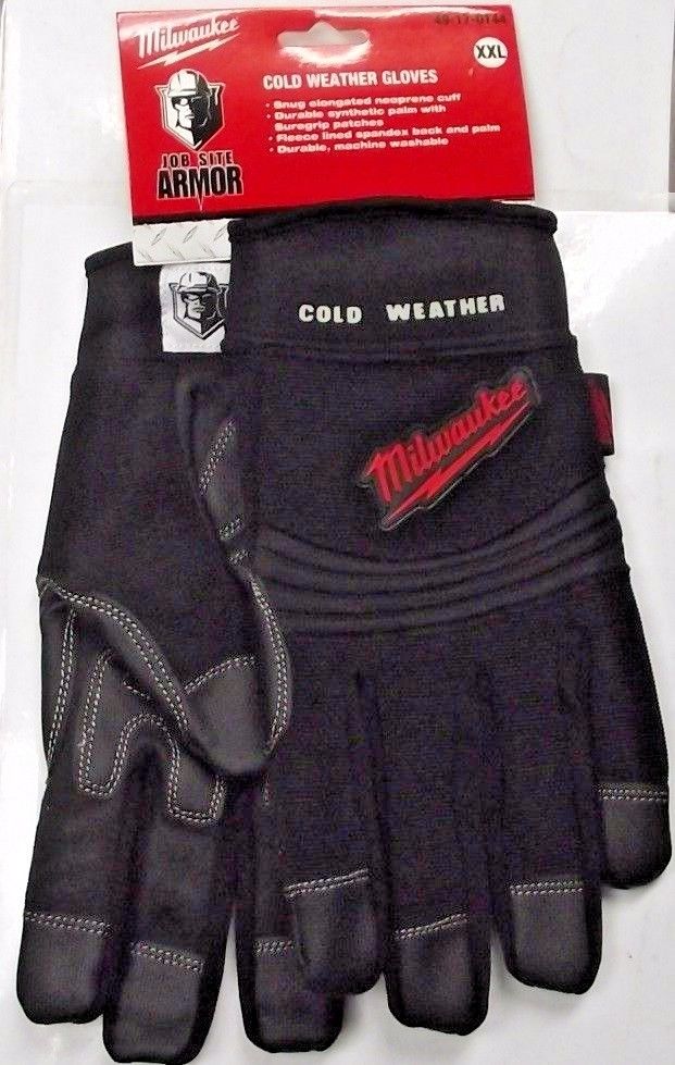 Milwaukee Gloves Cold Weather Job Site Armor 49-17-0144 XXL