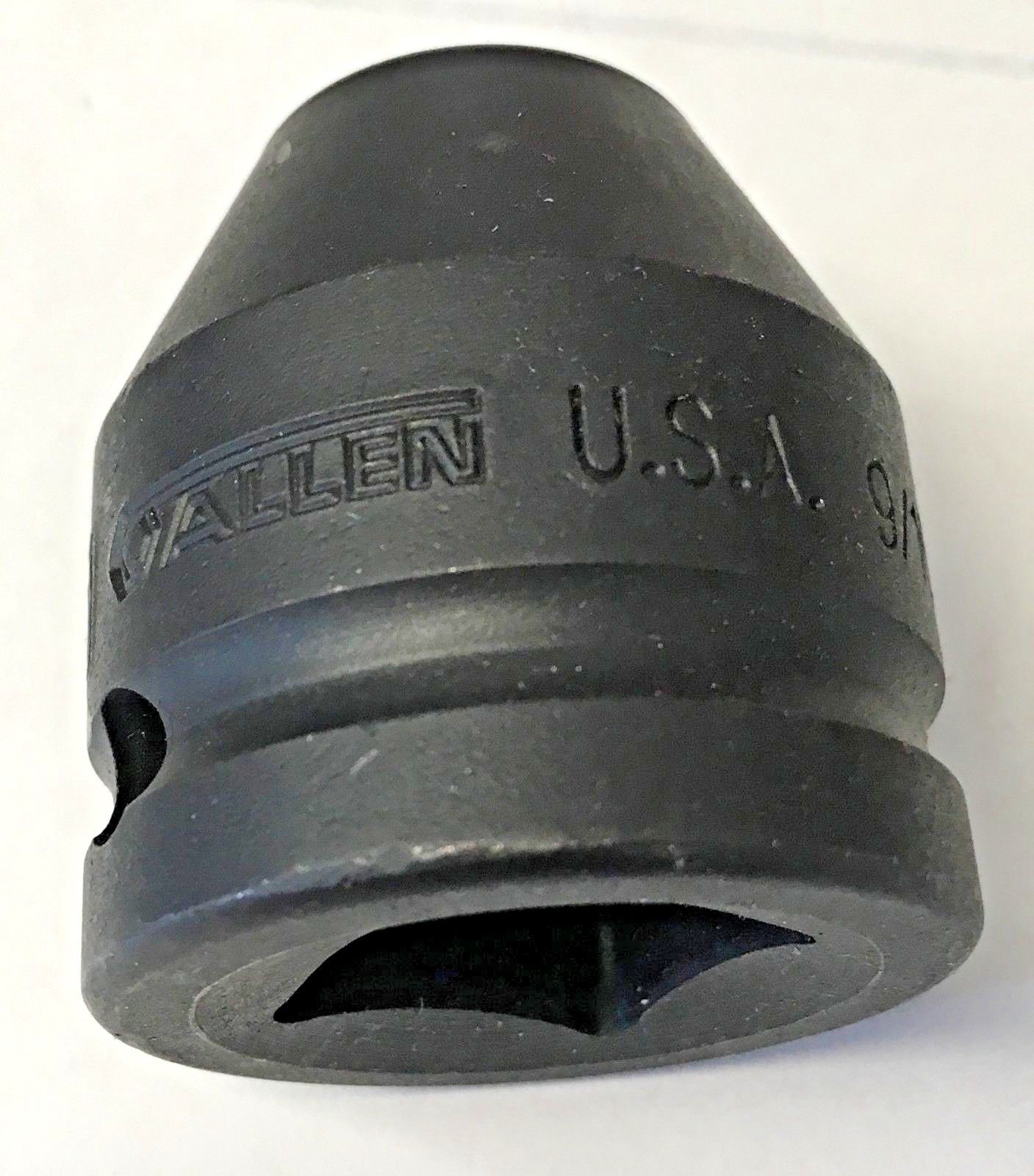 Allen 36109 9/16" Impact Socket Standard Length, 3/4" Drive, 6-Point USA