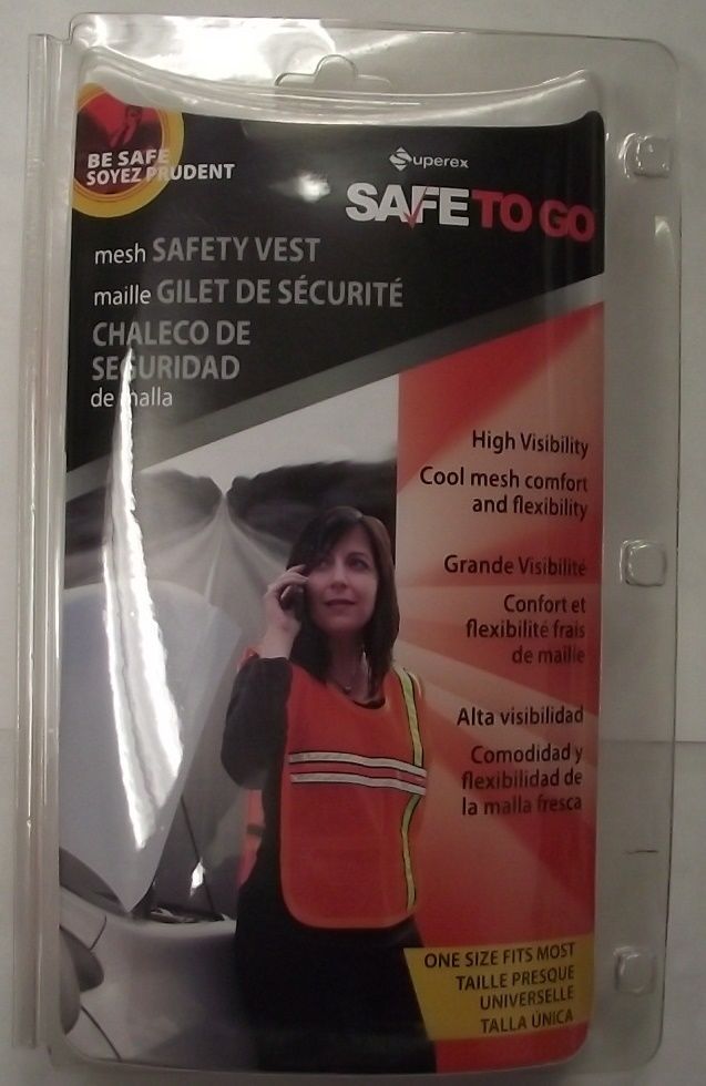 Superex SAFETOGO 21-381 High Visibility Mesh Safety Vest