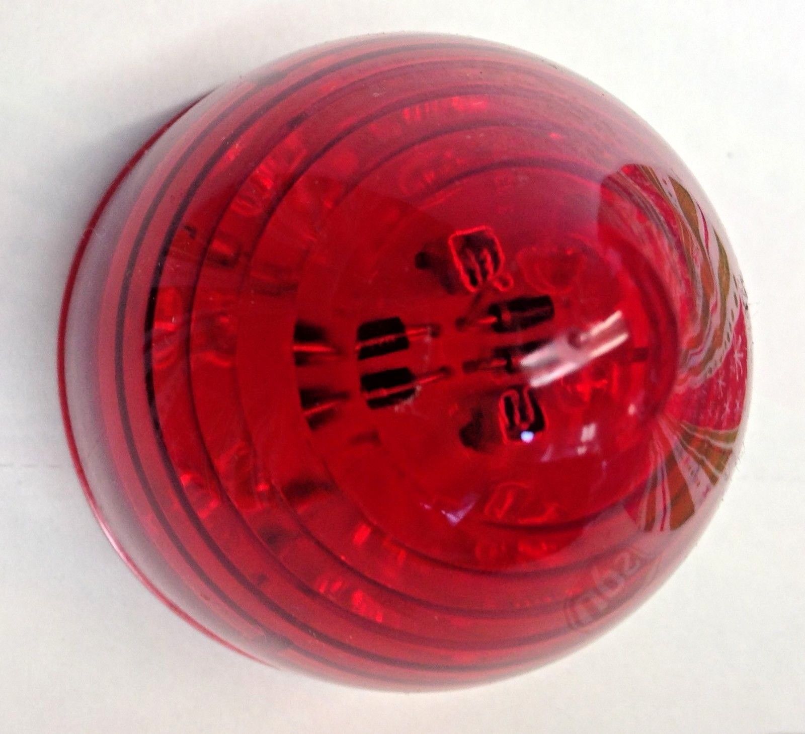 Grote 7660 2" Beehive Clearance / Marker Lamp 8 LED Red Light