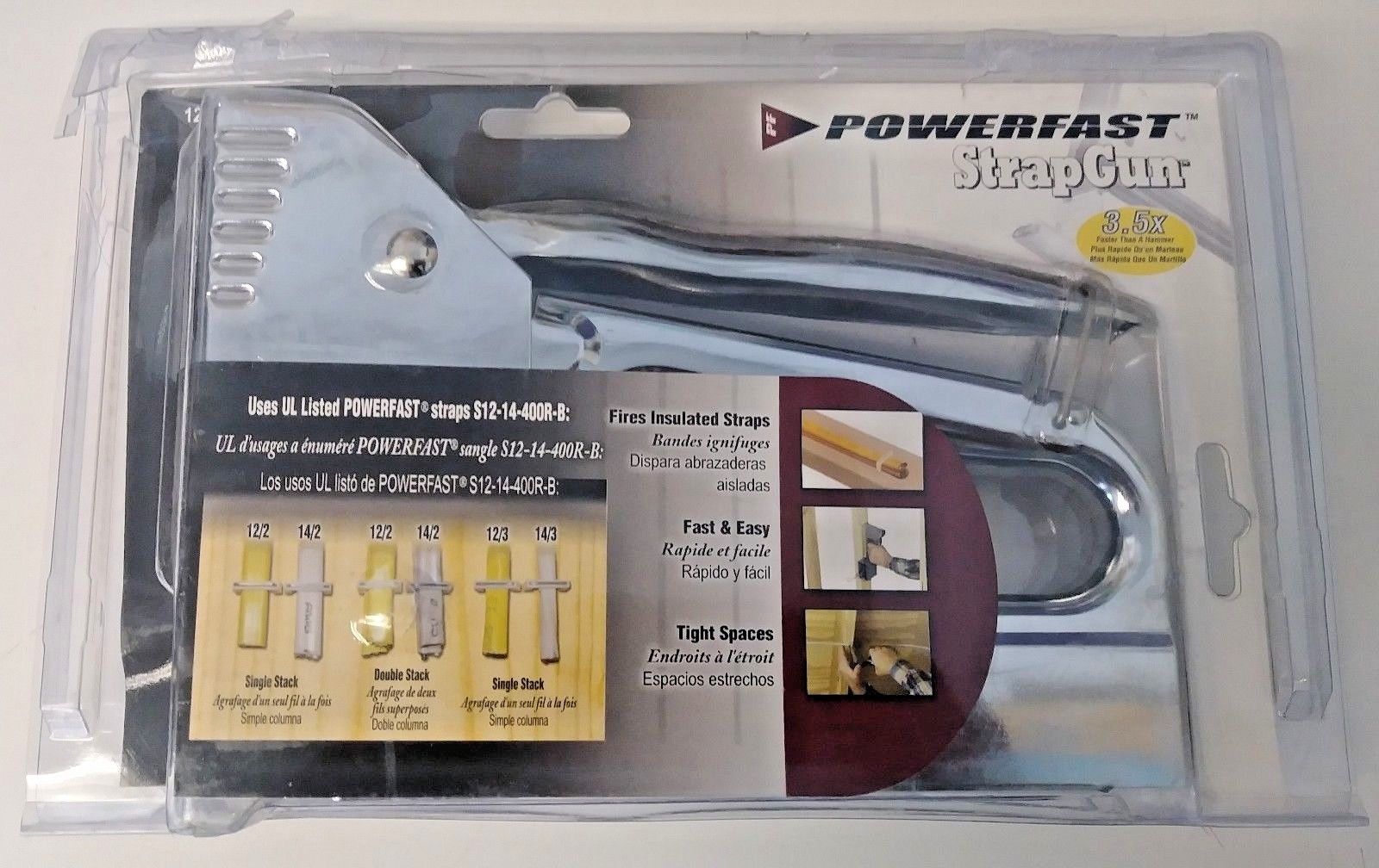 Powerfast 12-14-NMR-B Strap Gun Staple Gun