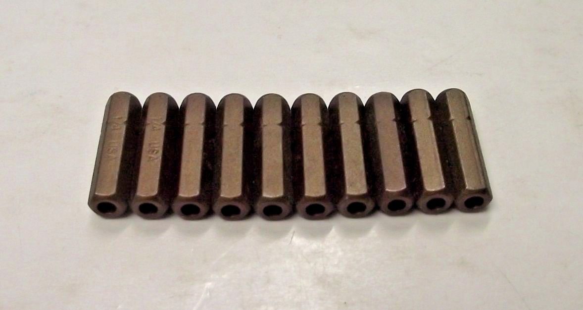 Bosch 1609433527 1/4" x 1" Tamper proof Allen Screw Tips 10pcs. Bulk USA