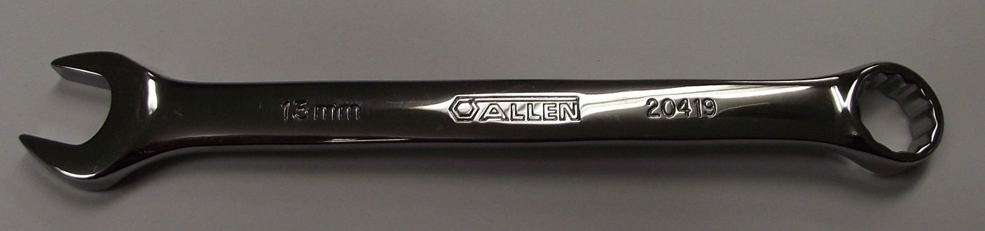 Allen 20419 12pt 13mm Wrench Polish Combination USA