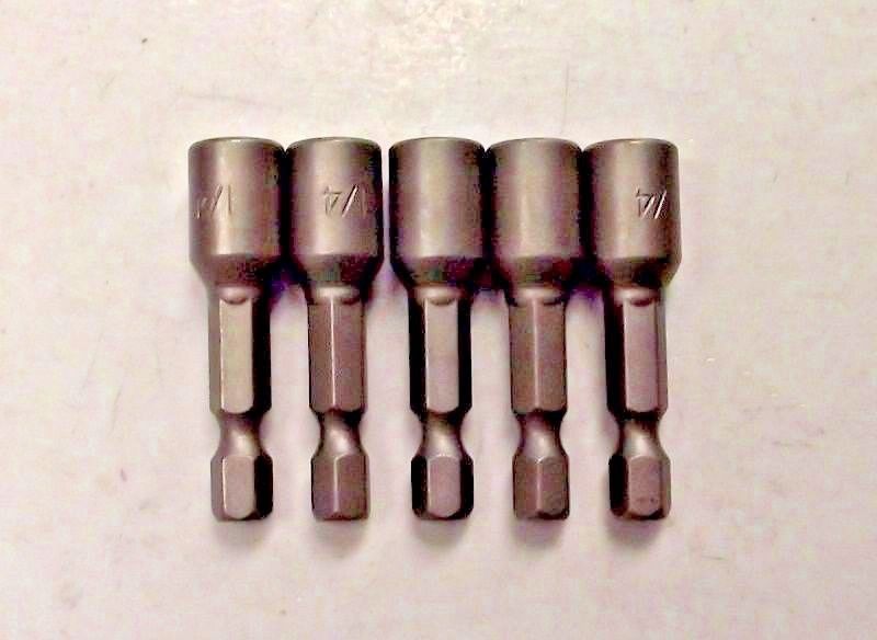 Bosch 2610933491 1/4" x 1-5/8" Magnetic Nutsetter 5PCS