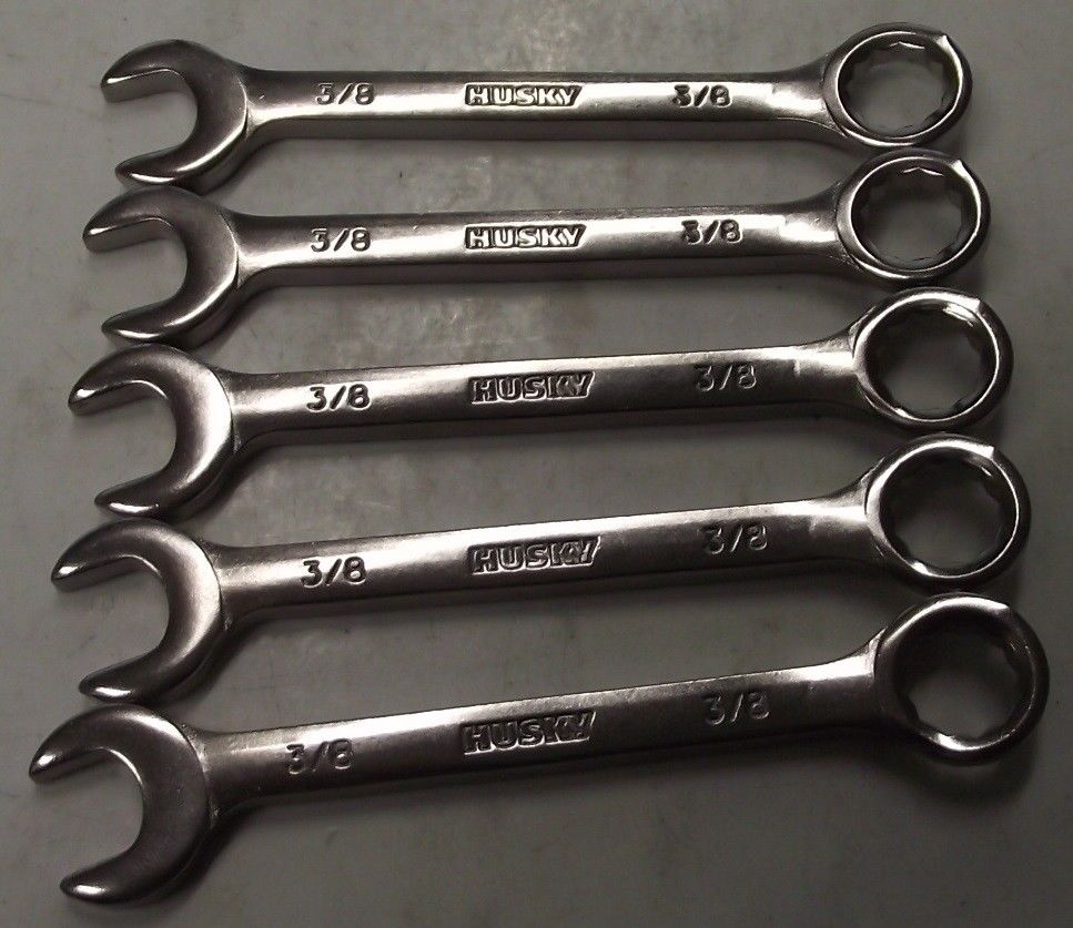 Husky HM623120 3/8" 12pt Combination Wrench 5pcs.