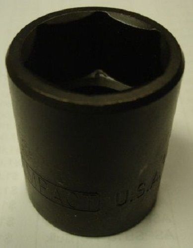 KD Tools 531332 1/2" Drive 6pt Impact Socket 1" USA