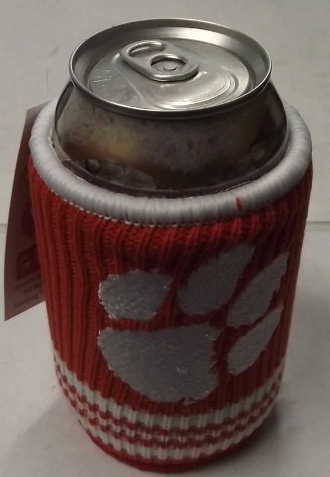 College NCAA 0718-8062 Clemson Tigers Woolie Beverage Insulator