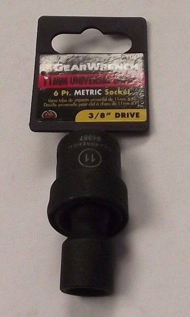 GearWrench 84357 Universal Impact Socket 3/8" Drive x 11mm 6pt.