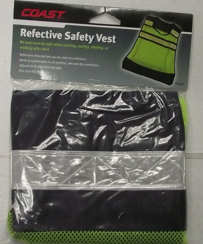 Coast TT197CP Reflective Safety Vest One Size Fits Most