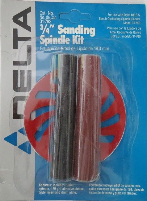 Delta 31-782 3/4 in. 120 Grit Sanding Spindle Kit