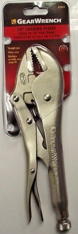 Gearwrench 82042 10" Straight Jaw Locking Pliers