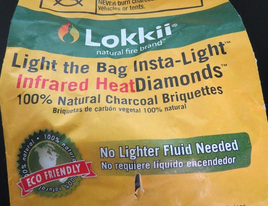 Lokkii 73997 100% Natural Infrared Heat Diamonds Barbeque Charcoal 3lb. Bag