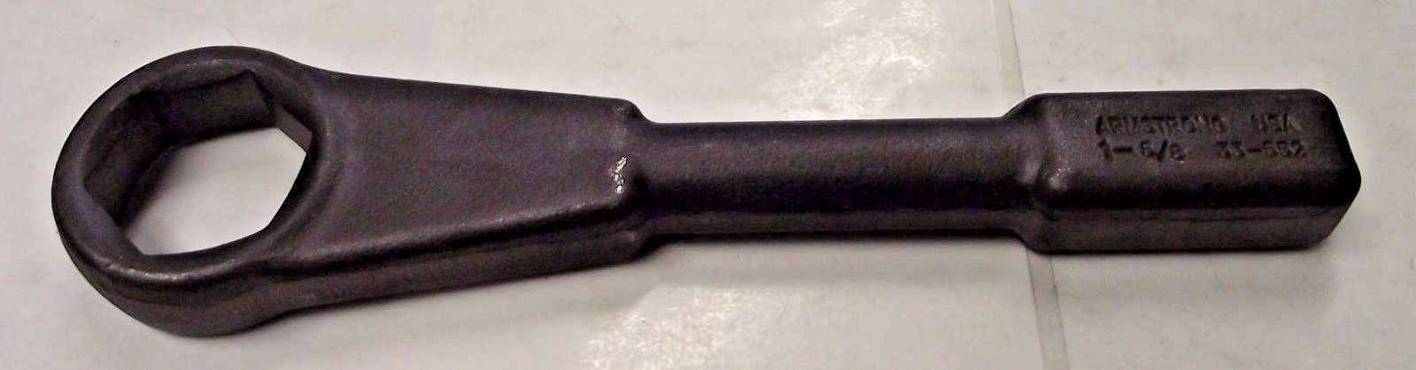 Armstrong 33-552 1-5/8" Black Oxide 6 Point Straight Pattern Slugging Wrench USA