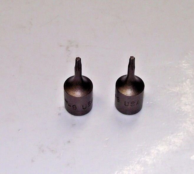 Bosch T9 Torx Socket 1/4" Drive USA 1609433263 2pcs.