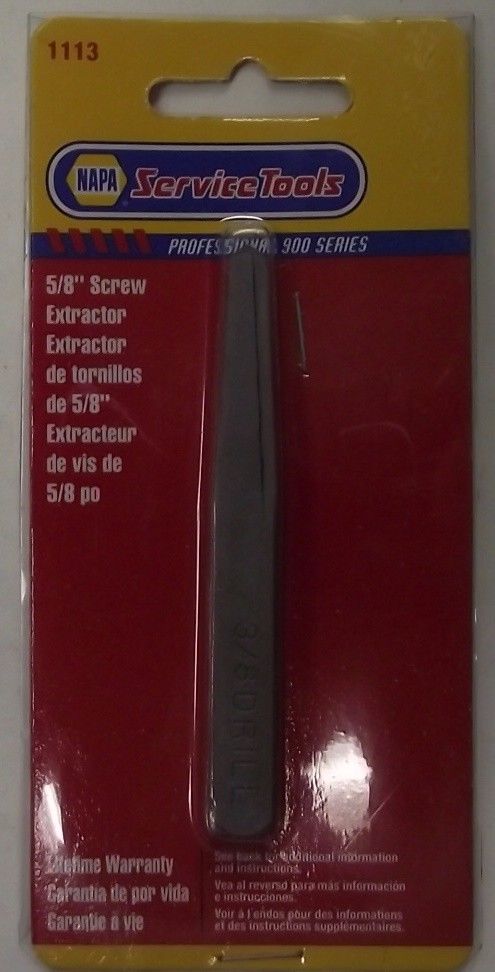 Napa KD Tools 1113 5/8" Screw Extractor