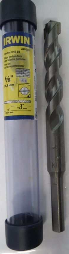 Irwin 326019 5/8" X 3" X 6" Hammer Drill Bit