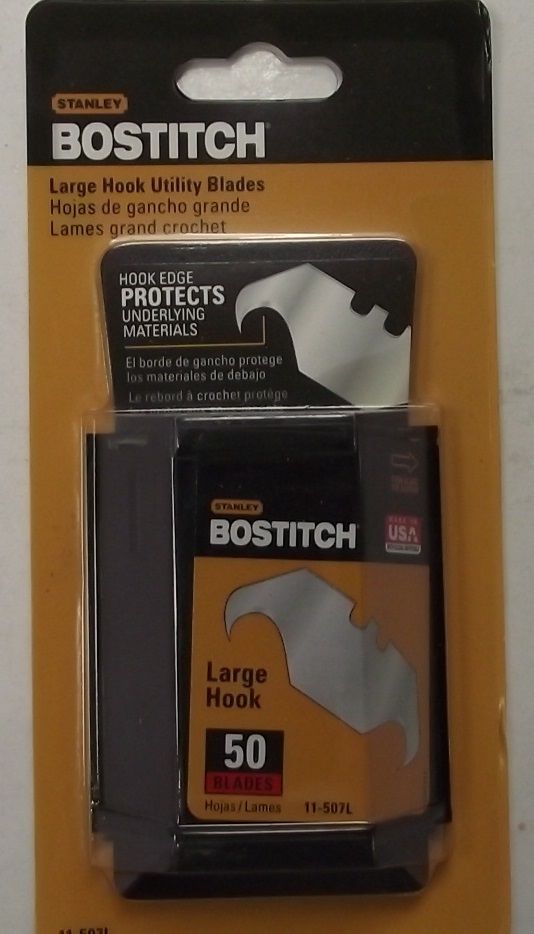 Stanley Bostitch 11-507L Large Hook Blades 50-Pack USA