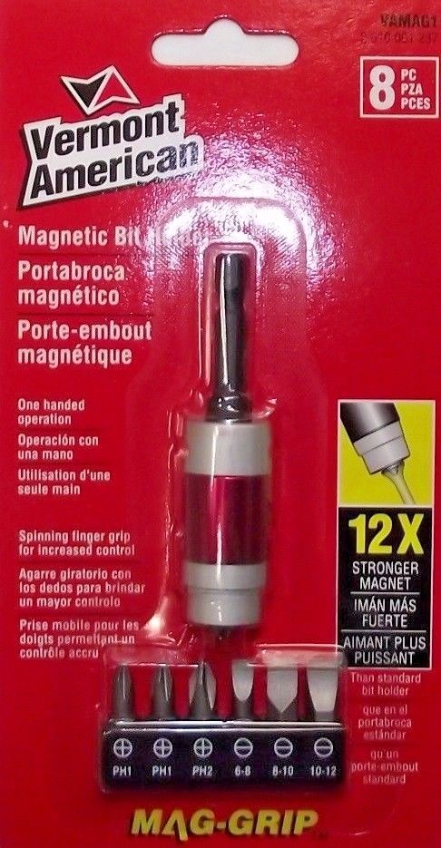 Vermont American VAMAG1 Magnetic Grip Screw Bit Holder