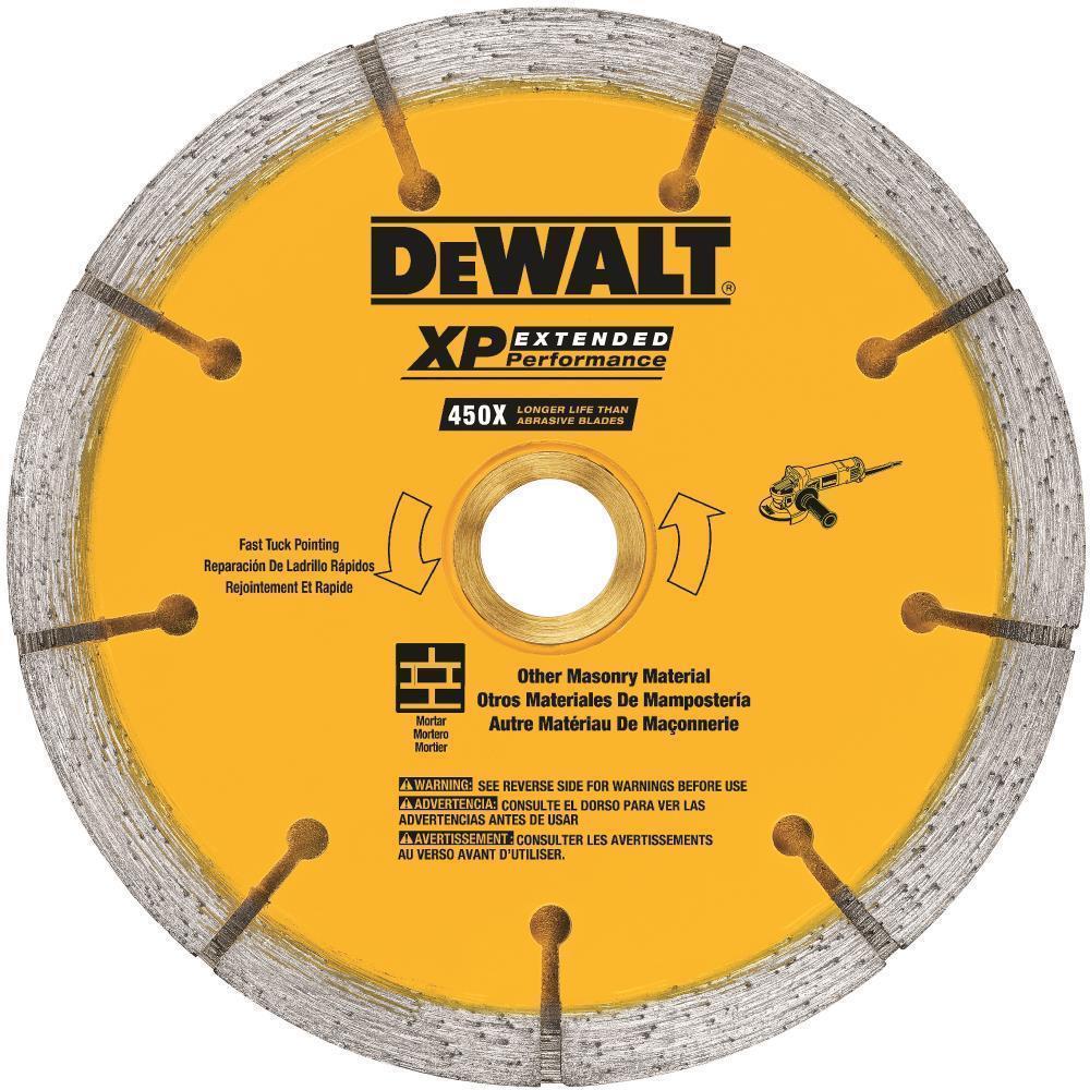 Dewalt DW4739S 6" .250 XP Diamond Sandwich Tuck Point Blade