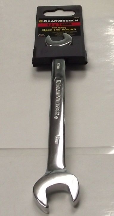 Gearwrench 81796 12mm x 14mm Full Polish Open End Wrench