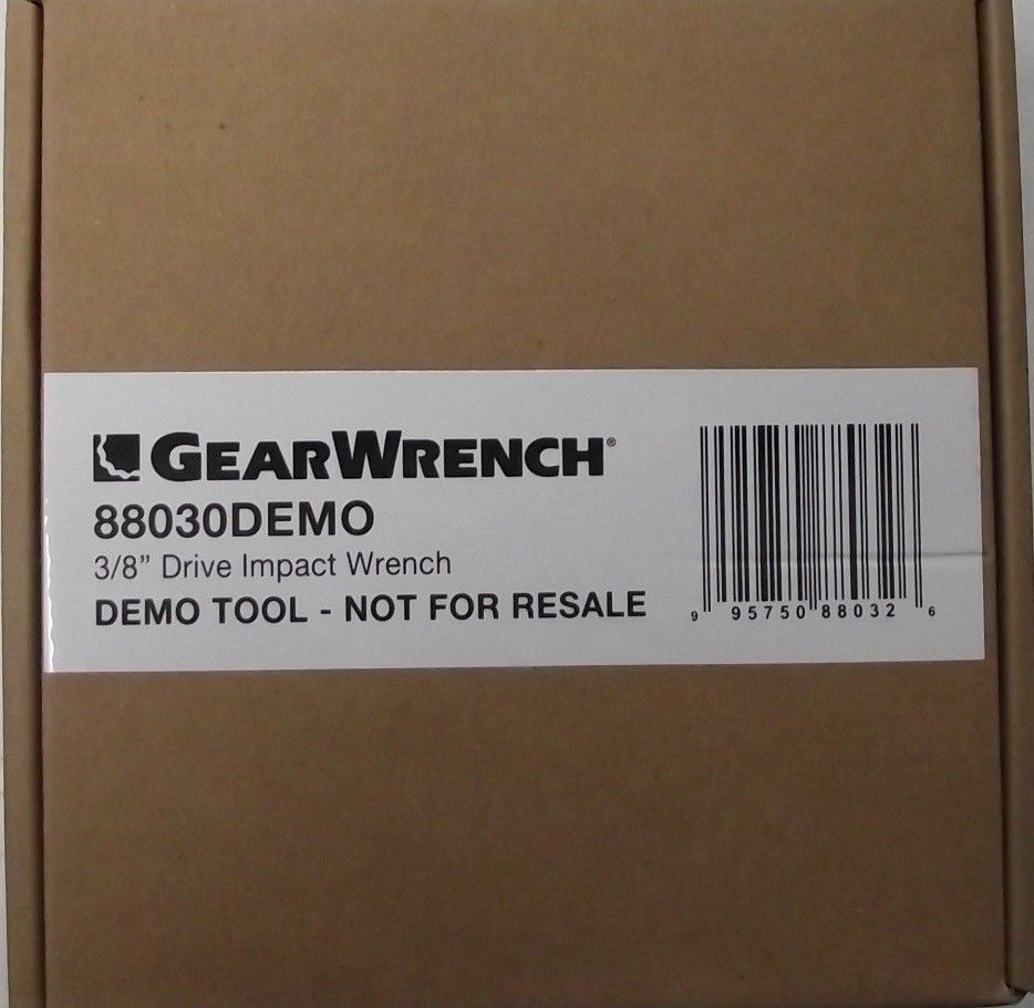 Gearwrench 88030 3/8" Composite Air Impact Wrench Demo Unit NEW