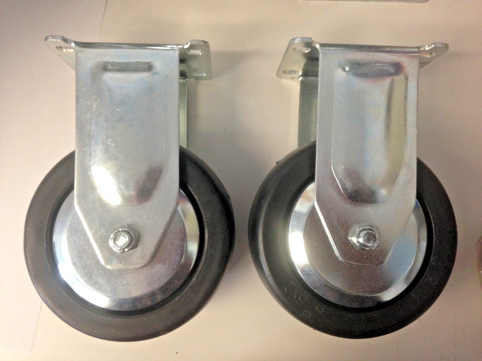 KD Tools 8315508 5 x 2" Fixed and Swivel Caster Set With Brake (4)