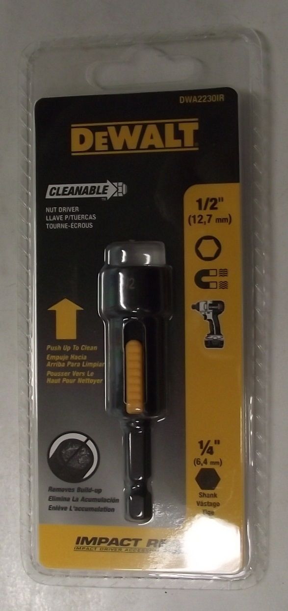 DEWALT DWA2230IR 1/2" Cleanable Nut Driver