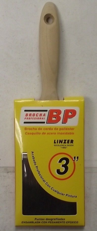 Linzer 2152-0300 3" Striaght Professional Paint Brush