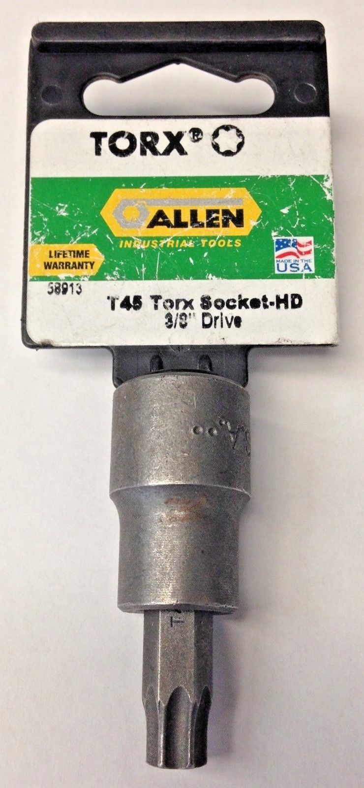 Allen 58913 T45 Heavy Duty 3/8" Drive Torx Socket USA