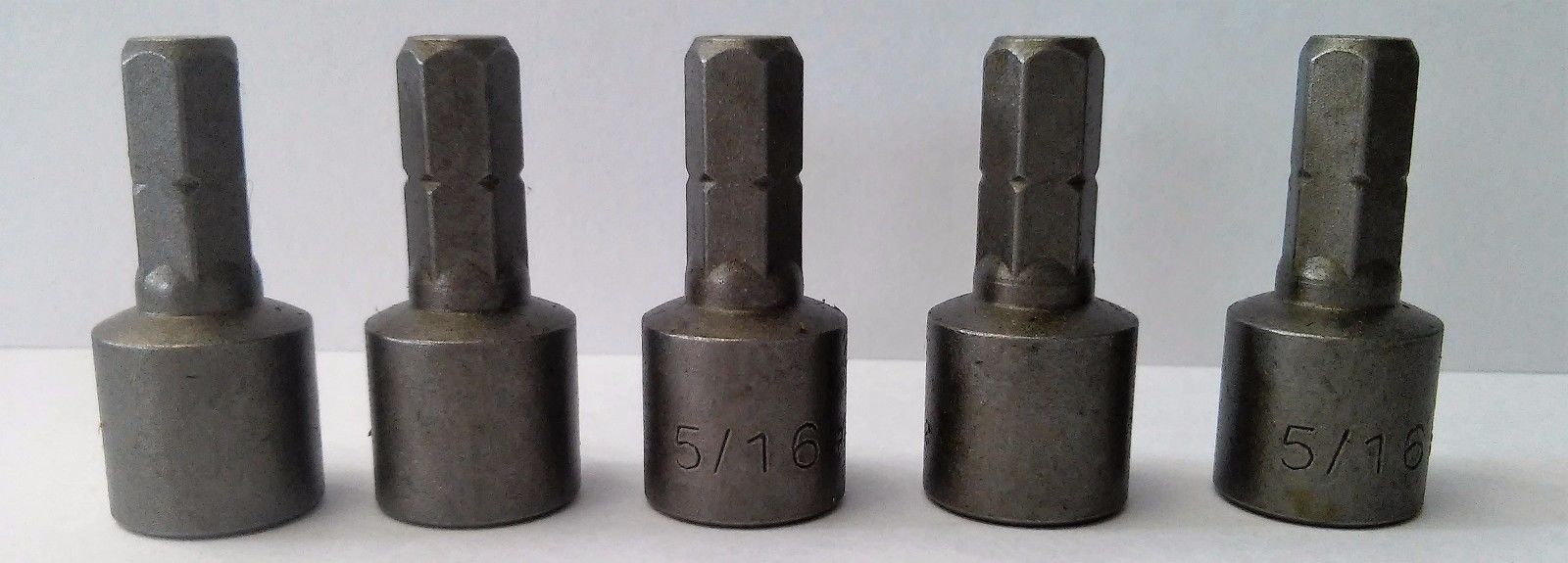 Bosch 2610001022  5/16" x 1-1/8" Magnetic Nutsetter 5pcs.