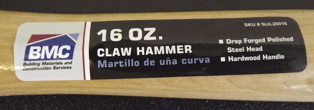 BMC 16 oz Claw Hammer SIJL20016