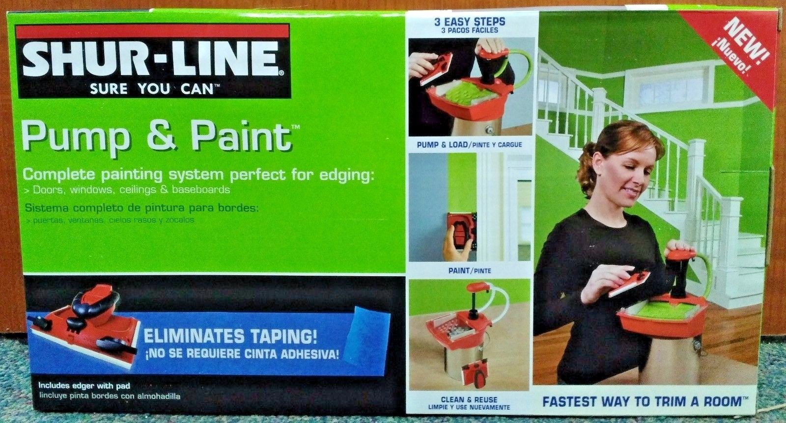 Shur-Line 61-901-000 Pump & Paint System - Eliminates Taping