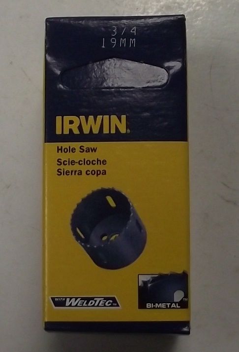 Irwin 373034BX 3/4" Bi-Metal Hole Saw USA